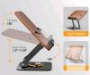 SupeDesk Multifunctional Adjustable Book Stand, 13.38"x9", 360&deg; Rotation, Page Holders, Metal Base - 3