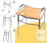 Bamboo Walker Tray Table with Cup Holder, Foldable Design, 21.3" x 15" - 3