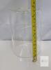 NEW Glass Lamp Chimneys, Clear Cylindrical Shades, 5 Inch Diameter, New - 3pcs , 5.5" tall & 3 ⅞" diameter - 2