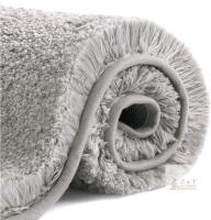 VANZAVANZU Bath Mat 20"x32", Dark Gray, Microfiber, Non-Slip Backing, New, SKU X001XCNGJ7
