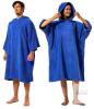 Winthome Hooded Surf Poncho Changing Robe, Medium, Blue, Quick-Dry Microfiber