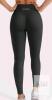 YEOREO Agathia Scrunch Leggings, High-Waisted, Black, 70% Nylon 30% Spandex, 26" Inseam - 2