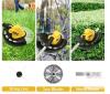 Vokoroad Cordless String Trimmer, 1200W, Brushless, 20V Dewalt Compatible, Saw & Metal Blades, 61" - 3
