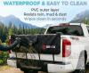 ORYX Pickup Tailgate Pad, Black, Fits Mid-Size Trucks, Waterproof PVC, 5-Bike Capacity, Secure Straps - 2