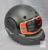 BEON B-707 Modular Helmet DOT Large Matte Gray Stratos Anti-Scratch Visor with Bag & Box - 2
