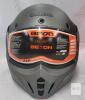 BEON B-707 Modular Helmet DOT Large Matte Gray Stratos Anti-Scratch Visor with Bag & Box - 3