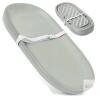 Jool Baby Waterproof Contoured Changing Pad, Gray, 30.8" x 15.75" x 3.25", Non-Slip Base