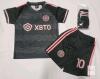 Lionel Messi Inter Miami 2023 Youth Jersey Kit #10 Shirt Shorts Socks, Black/Pink, XBTO Sponsor