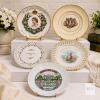 Commemorative Decorative Plates Featuring Queen Elizabeth II, Graceland, and UK Landmarks