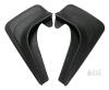 Universal Fit Black Plastic Mud Flaps &ndash; Set of 4, Approx. 15" x 12" - 2