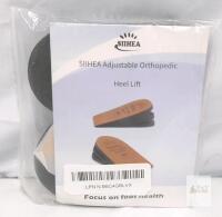 SIIHEA Adjustable Orthopedic Heel Lift Insoles, 0.6&ndash;1.4" Height, PU Foam, Unisex, New
