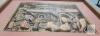 Framed 3D Relief Art Prints: "Star of Wonder" & European Market Scene - 3