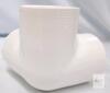 LESSO 2" PVC Slip Elbow & Tee Pipe Fittings, White, ASTM SCH 40, Lot of 2 - 3