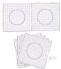 BANCHELLE Transparent 6" Square Fuse Bead Pegboards, Set of 6, 5mm Bead Compatible