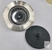 StopShroom Drain Strainer and Stopper Set, Stainless Steel & Silicone