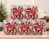 5 Packs Holiday Style Red & White Shatterproof Christmas Ornaments &ndash; 4 Count Each