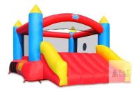 Action Air Castle Bounce House 12'x9'x6' w/ 450W Blower, Mesh Walls, Slide, Accessories Included