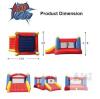 Action Air Castle Bounce House 12'x9'x6' w/ 450W Blower, Mesh Walls, Slide, Accessories Included - 2