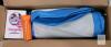 AKSPORT 10ft Inflatable Air Track Mat &ndash; Blue/Gray, 1000D Drop Stitch PVC, Includes Pump & Accessories - 3