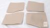 2 Pairs Ball of Foot Cushions, Beige Foot Pads, Model M14136, Unisex, Size 4"x3.3", X004KV3IH3