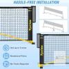 TyrSen 2-in-1 Portable Pickleball Net System, 11 ft & 22 ft Lengths, Frost-Coated Steel Frame - 2