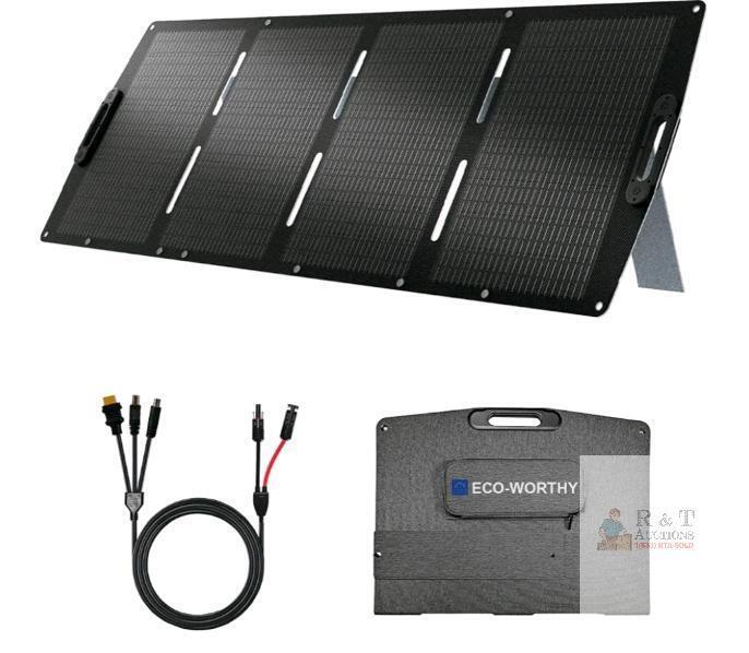 New ECO-WORTHY 200W Portable Foldable Solar Panel for Power Stations