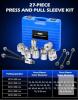 Orion Motor Tech 27-Piece Universal Bearing & Bushing Press Pull Sleeve Kit, M10&ndash;M18 Spindles, Case - 2
