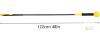 48" Golf Swing Trainer Flexible Shaft Weighted Tempo Aid &ndash; Black/Yellow, Adult, All Skill Levels - 3
