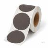 NEW 500pc 2" Round Direct Thermal Sticker Labels &ndash; Dark Taupe/Brown