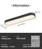 Linear Modern LED Ceiling Light, 25.6in Black, Dimmable, 36W, Remote, CCT 3000&ndash;6000K - 2