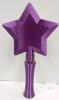 Star Magic Wand Toy, 3D Printed, Modular, Gold & Purple, Model Wand04, new - 2