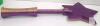 Star Magic Wand Toy, 3D Printed, Modular, Gold & Purple, Model Wand04, new - 5