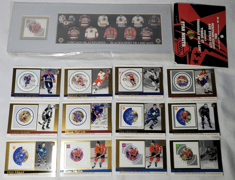Canada Post NHL All-Star Stamp Cards & Heritage Jersey Stamp Card
