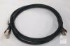 Outdoor Shielded Cat7 Ethernet Patch Cable, RJ45 Connectors, Black