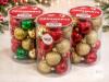 3 Packs Holiday Style Shatterproof Christmas Ornaments &ndash; 24 Count Each