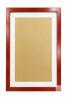 NEW 8x8 Picture Frames with 6x6 Opening Mat. 8x12 Red Square Photo Frame Matte. Solid Wood The Tabletop or The Wall.
