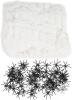 New 300g Halloween Spiders Web Decorations Super Stretch Spiders Web with 60 Fake Spiders - 2