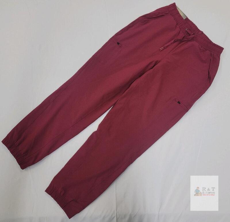 NEW Merrell XS Jogger Pants, Burgundy, 86% Polyester 14% Elastane, Elastic Waist, Vietnam, RN 149651