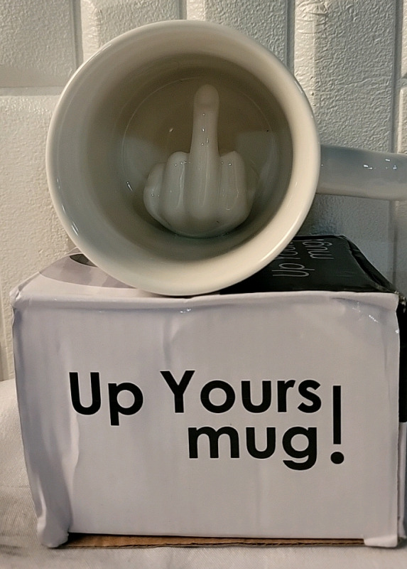 New Up Yours Coffee / Tea Mug