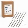 **NEW TGN 10-Pc 5/16" x 12" 304 Stainless Steel Hex-Head Lag Wood Screws**