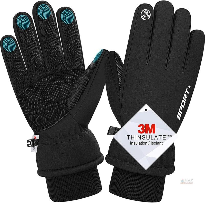 NEW Size MED Winter Gloves Touchscreen Gloves Cold Weather Windproof Gloves Warm Thermal Gloves for Running Cycling Outdoor for Men Women