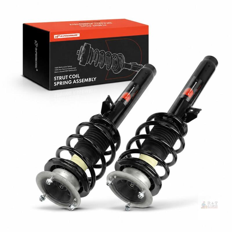 NEW Pair of Front Complete Strut & Coil Spring Assemblies for 2013&ndash;2015 BMW X1 sDrive28i RWD