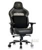 FANTASYLAB 8271 Big & Tall Gaming Chair, 440 lbs Capacity, 4D Arms, Memory Foam Lumbar, Black/Gold