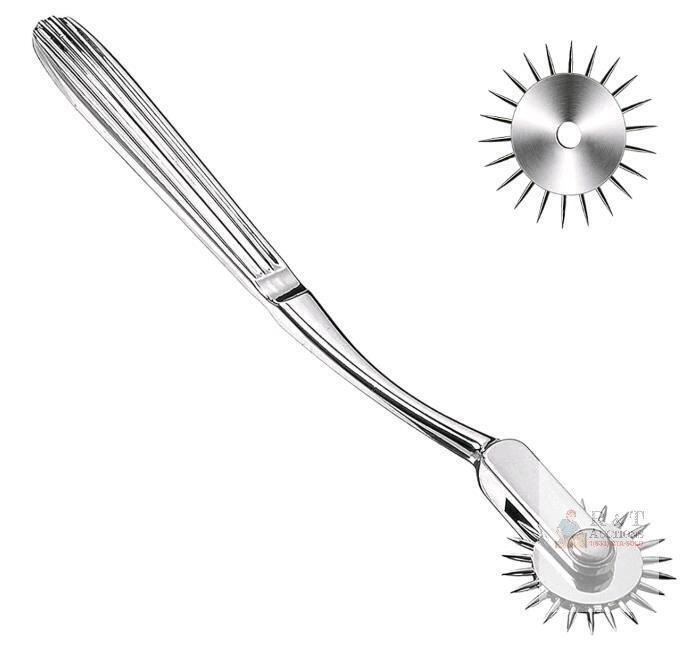 Wartenberg Neuro Pinwheel, Stainless Steel, 1.18" Wheel, 7.28" Length, Neurological Diagnostic Tool