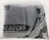 SANYI Merino Wool Blend Compression Ski Socks, Women's Medium, Black, 2-Pair Pack - 3