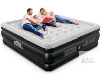 NEW Airefina AF-A10 King Size Air Mattress with Built-in Pump, 80" x 76" x 18", 750 lbs Capacity