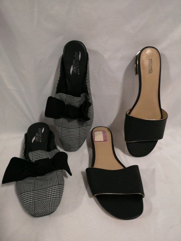 2 Pairs Women's 9.5 Shoes - Michael Kors & Aerosoles
