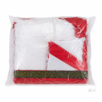 NEW 5-Piece Santa Claus Costume Set with Inflatable/Balloon Cane &ndash; Men&rsquo;s XL, FF2747-XL