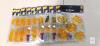 Halloween Plastic Pumpkin & Skull Party Favors, Gel Clings, Door Cover, and Skeleton Bowl Set - 3