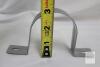 Set of 5 Steel Pipe Strap Brackets for 2.5" Conduit, Includes Mounting Hardware - 3